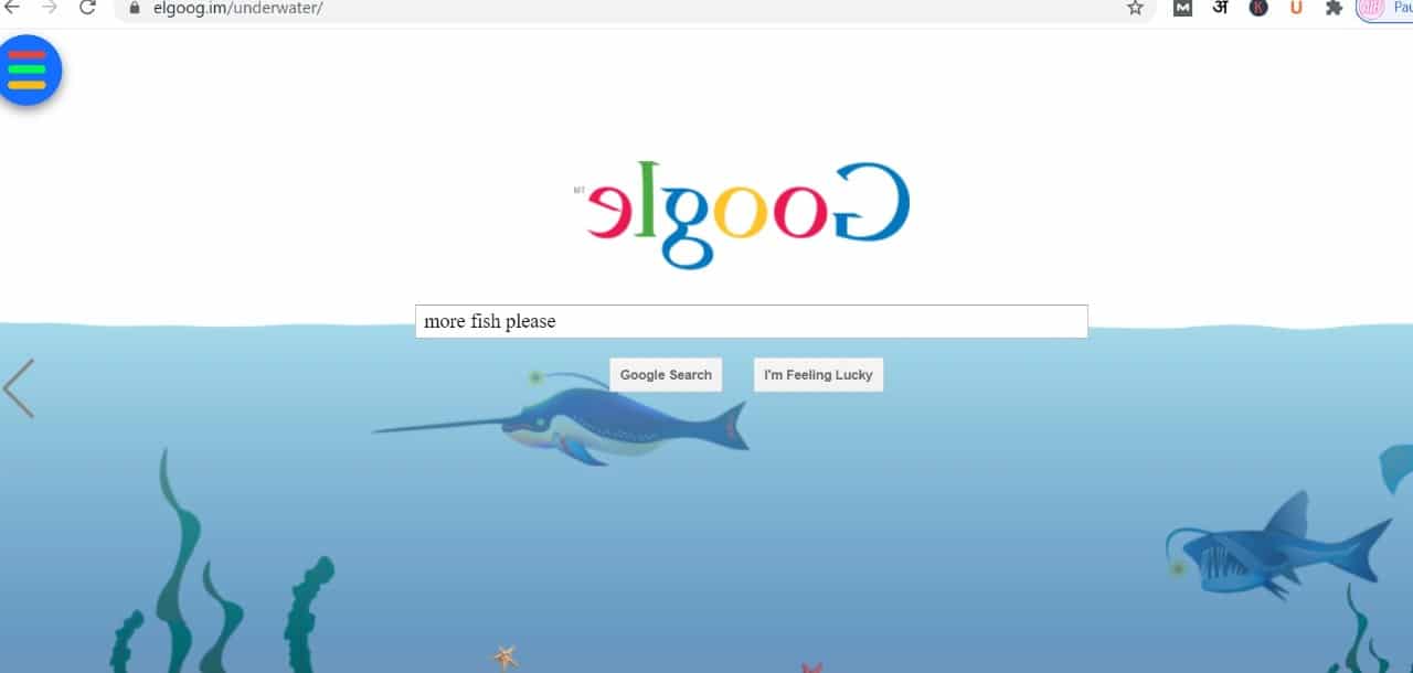 Google under water