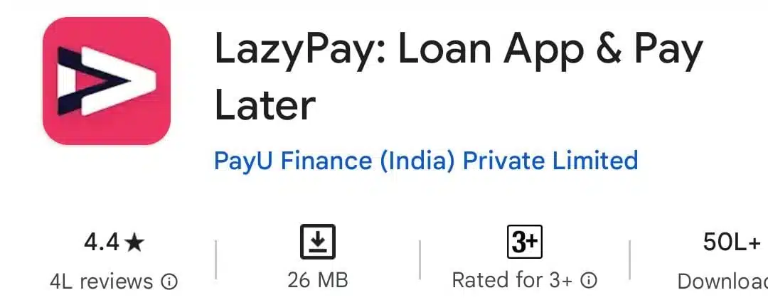 Lazypay se 5 Minute Me Loan