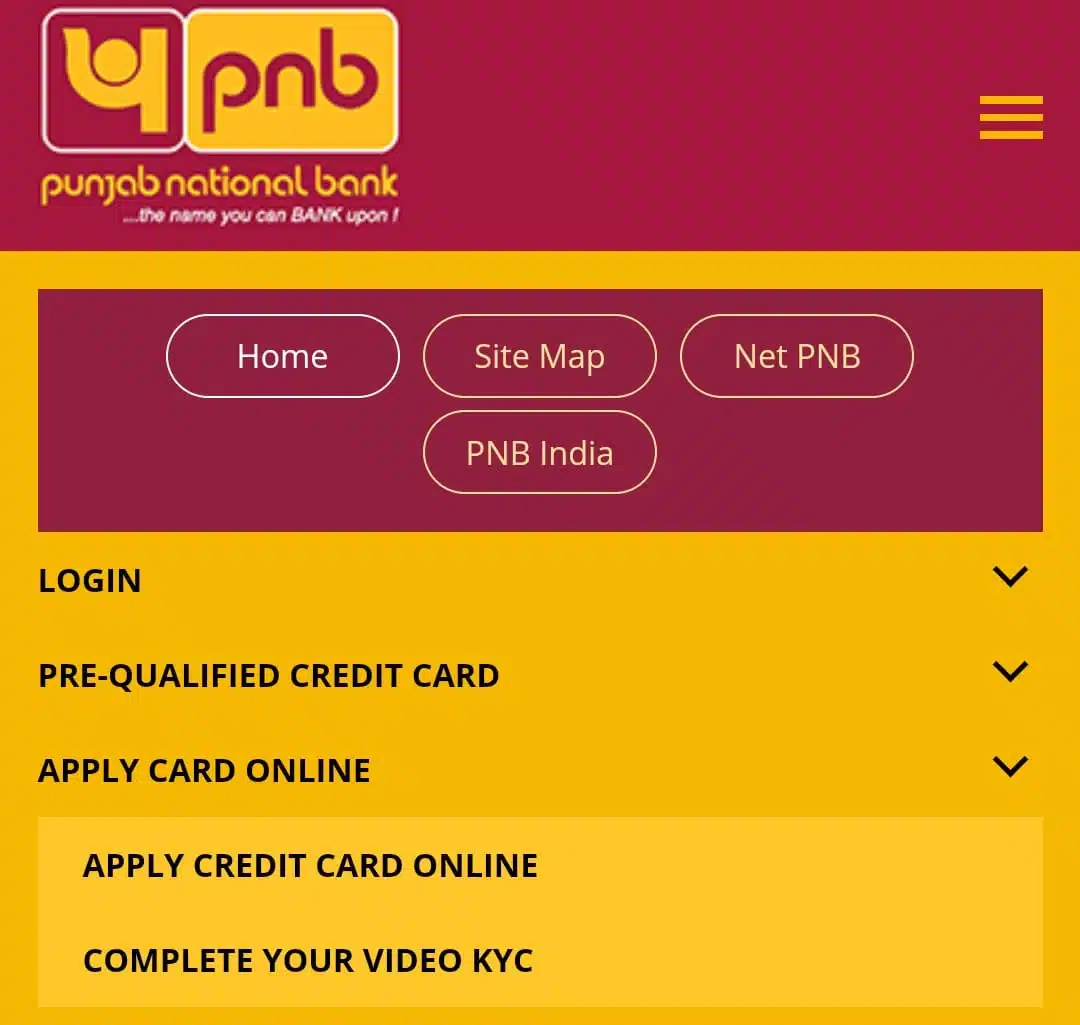 RuPay Credit Card online Apply